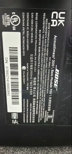 Bose Soundtouch 300 Bose 500 Wireless Bass Module