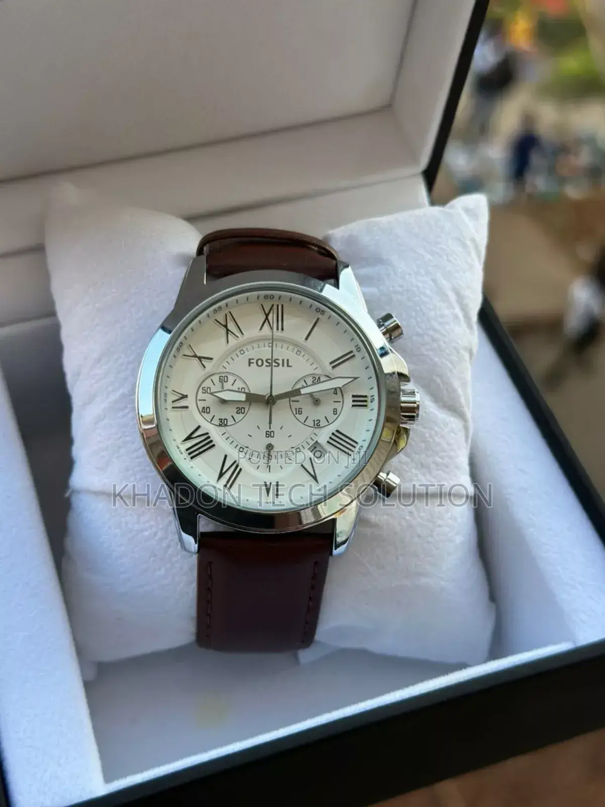 Fossil Leather Gents Watch