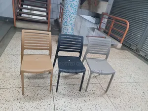Plastic Chairs Armless Black