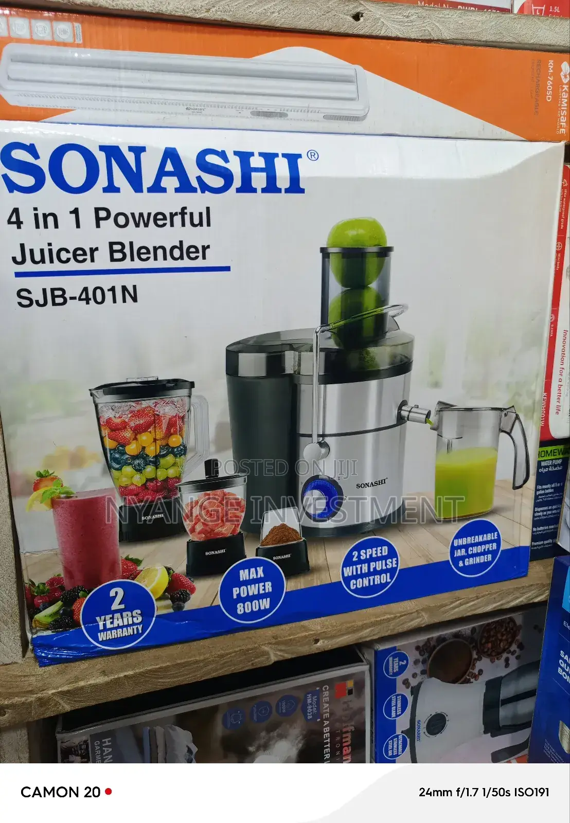 Sonashi 4in1 Juicer Blender. Juicer Blender