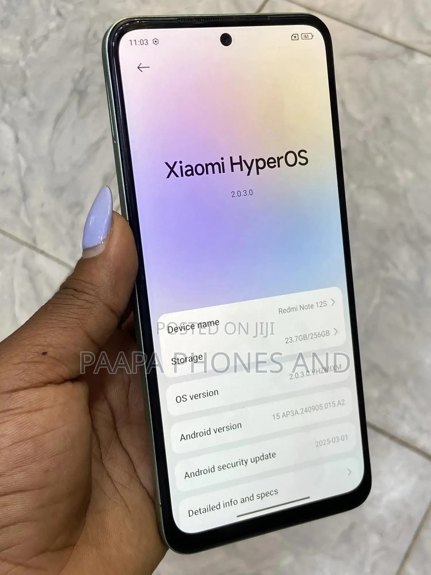 Xiaomi Redmi Note 12S 256 GB Green