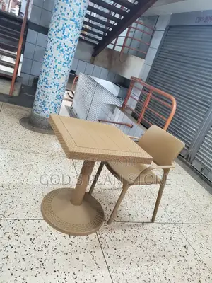 Plastic Reading Table and Chair
