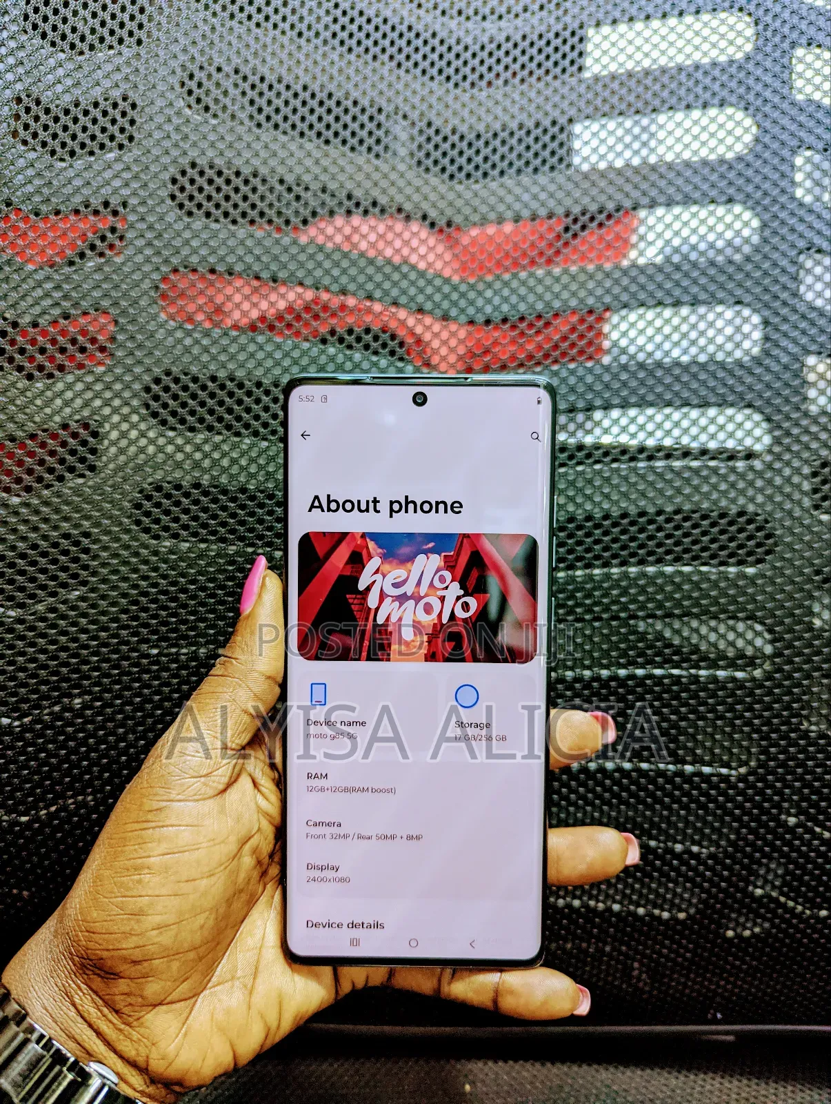 Motorola Moto G85 256 GB Gray