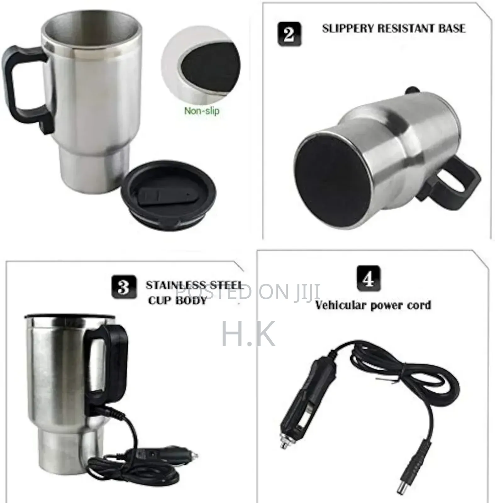Insulated Mug 450ml With Car Charging System