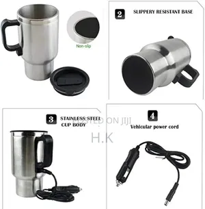 Insulated Mug 450ml With Car Charging System