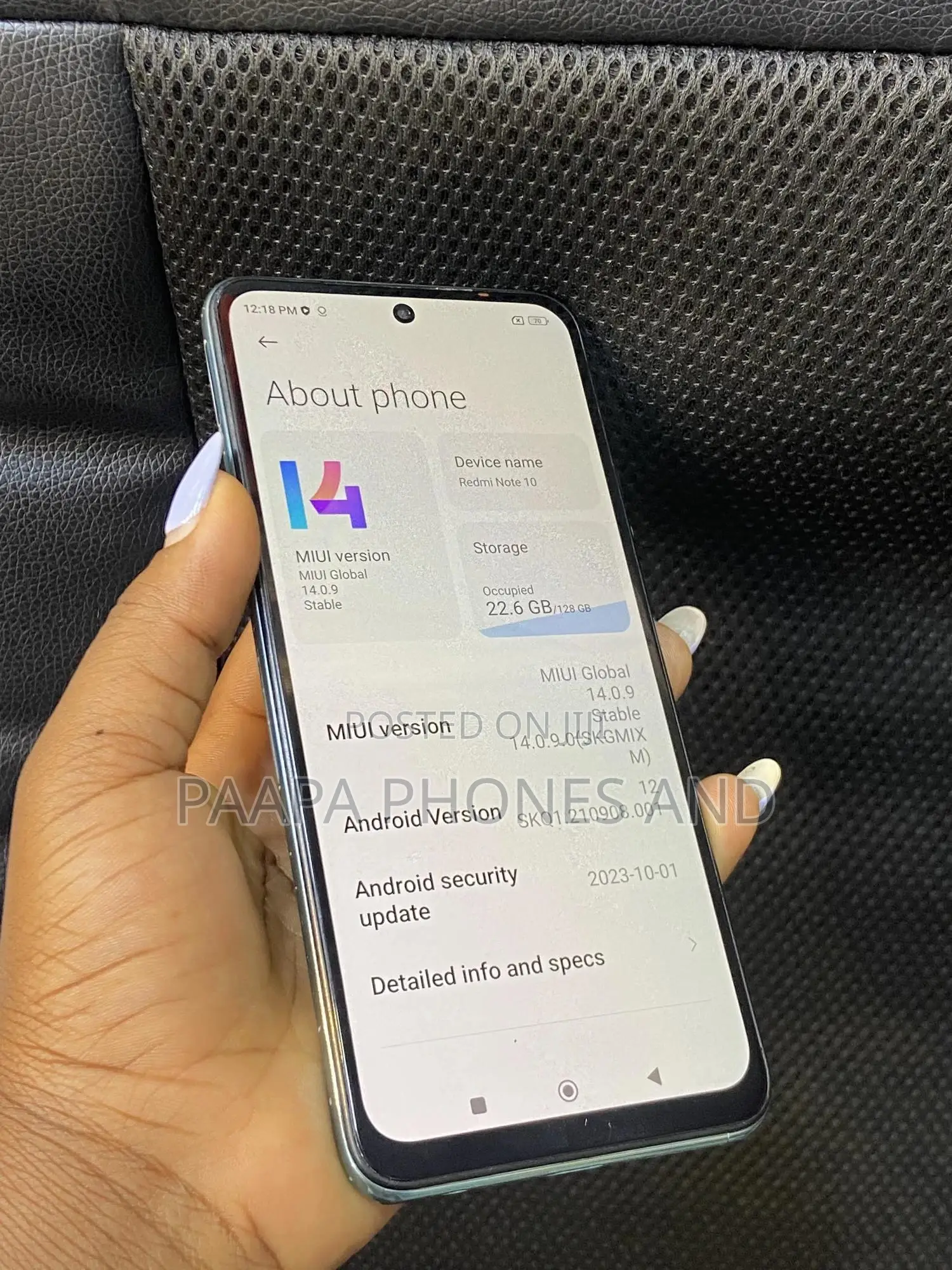 Xiaomi Redmi Note 10 128 GB Green