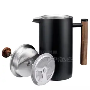 Metallic French Press/Coffee Plunger