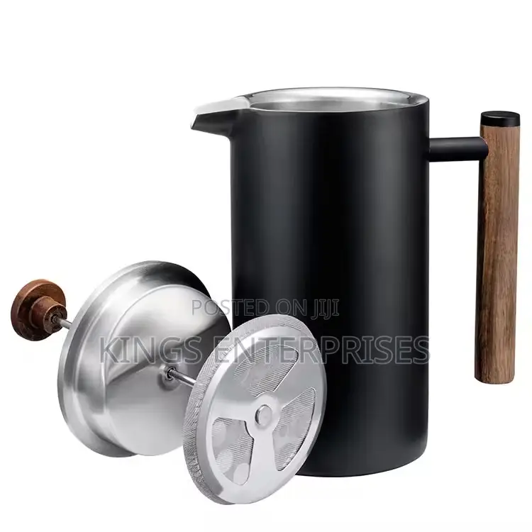Metallic French Press/Coffee Plunger