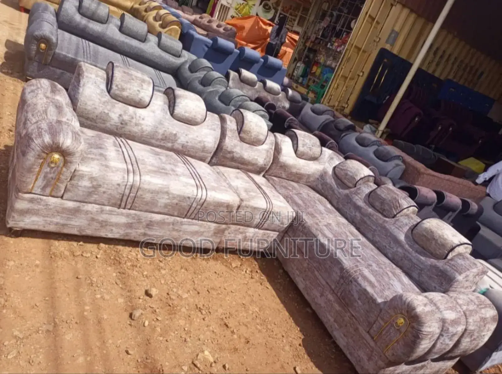 Lovely Corner L Sofa Set