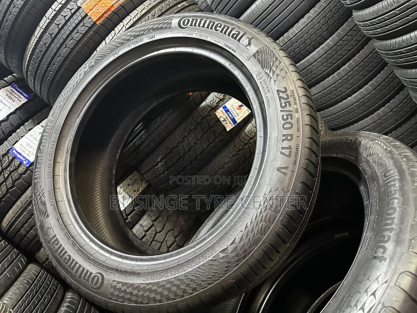 225/50r17 Continental Tires Good Condition