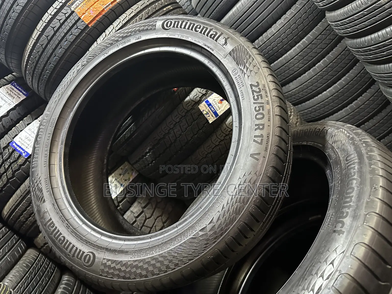 225/50r17 Continental Tires Good Condition