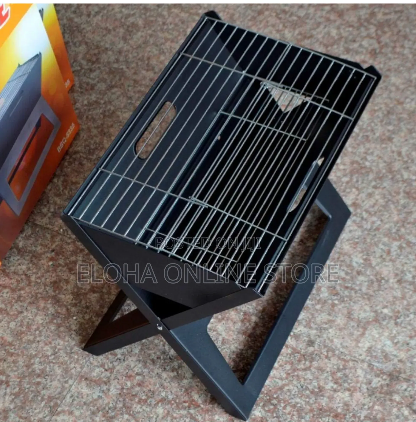 Outdoor Living Suitcase Style Shape Barbecue Cooking Grill