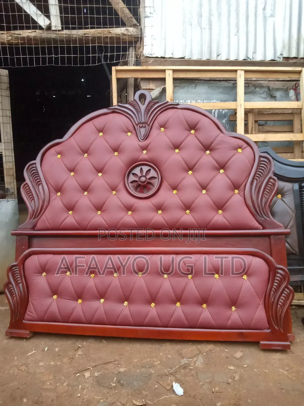 Designed Wooden Bed