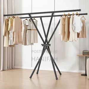 X-Shaped Foldable Clothes Drying Rack