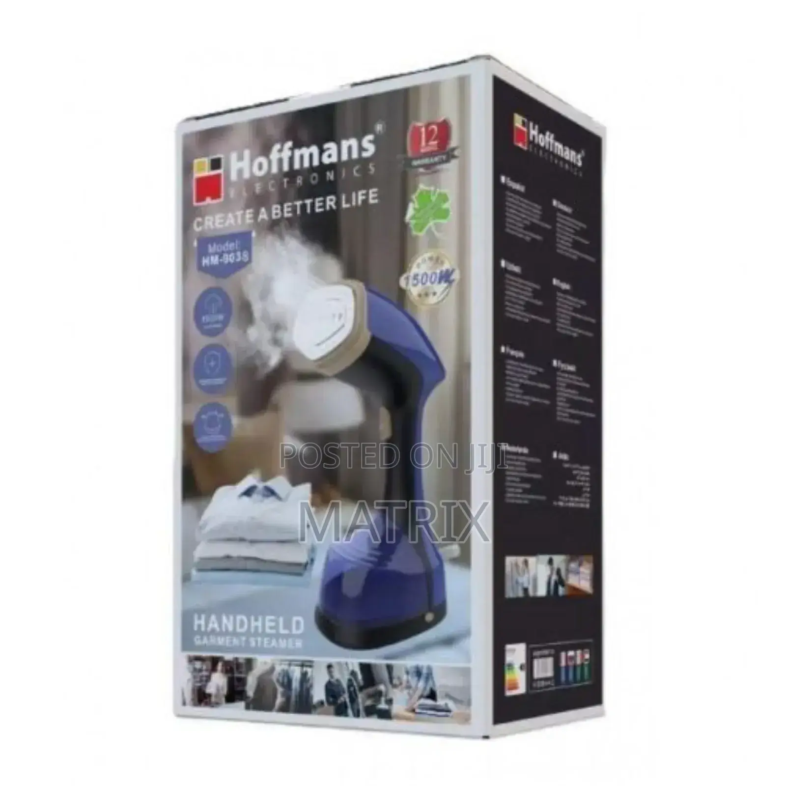 Hoffmans Hm-9038 Garments Handheld Steamer - Multicolor