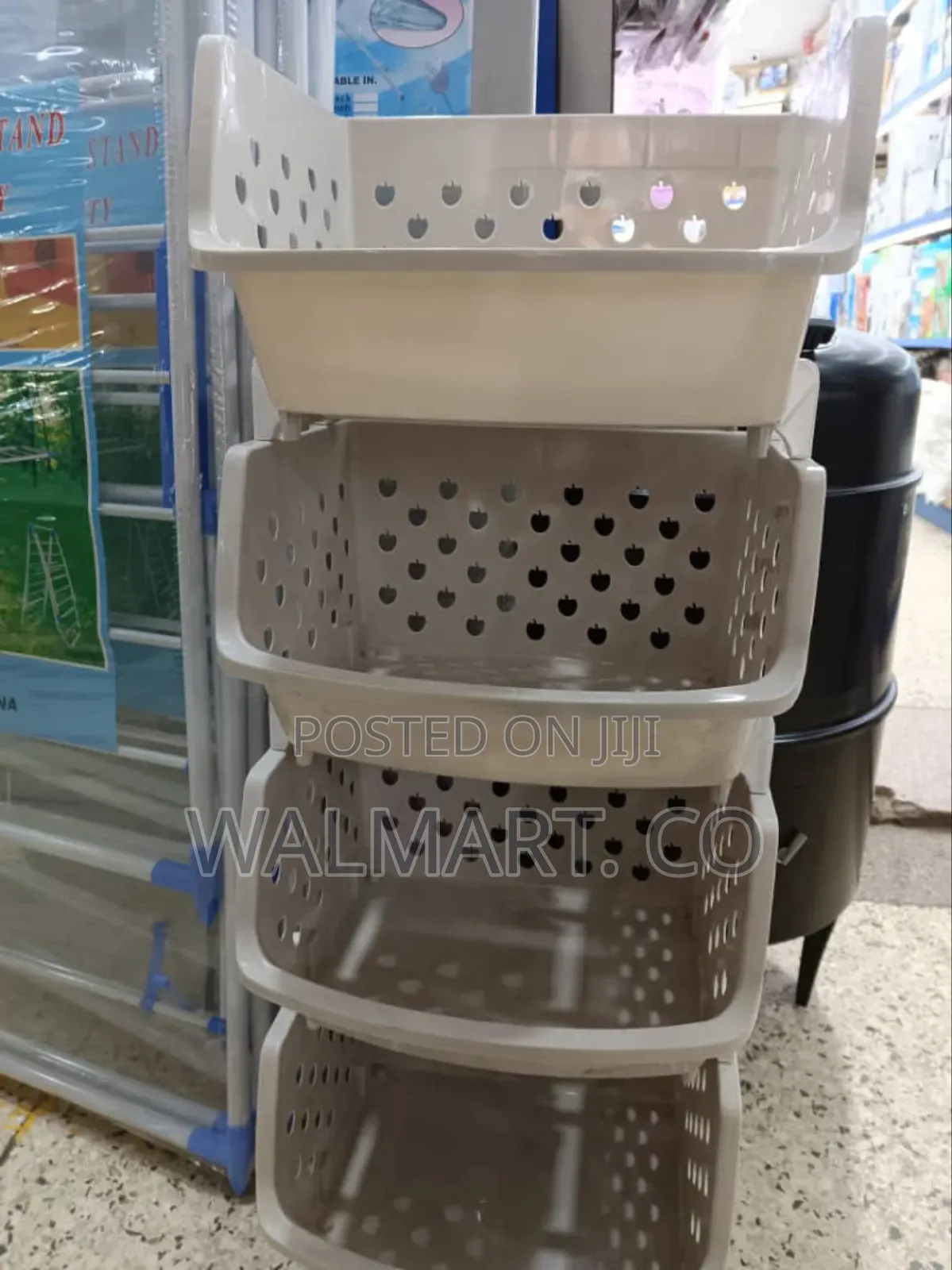 4 Tier Plastic Vegetable Rack