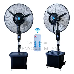 Industrial Standing Fan With Spray Mist Anti-Mosquito Func