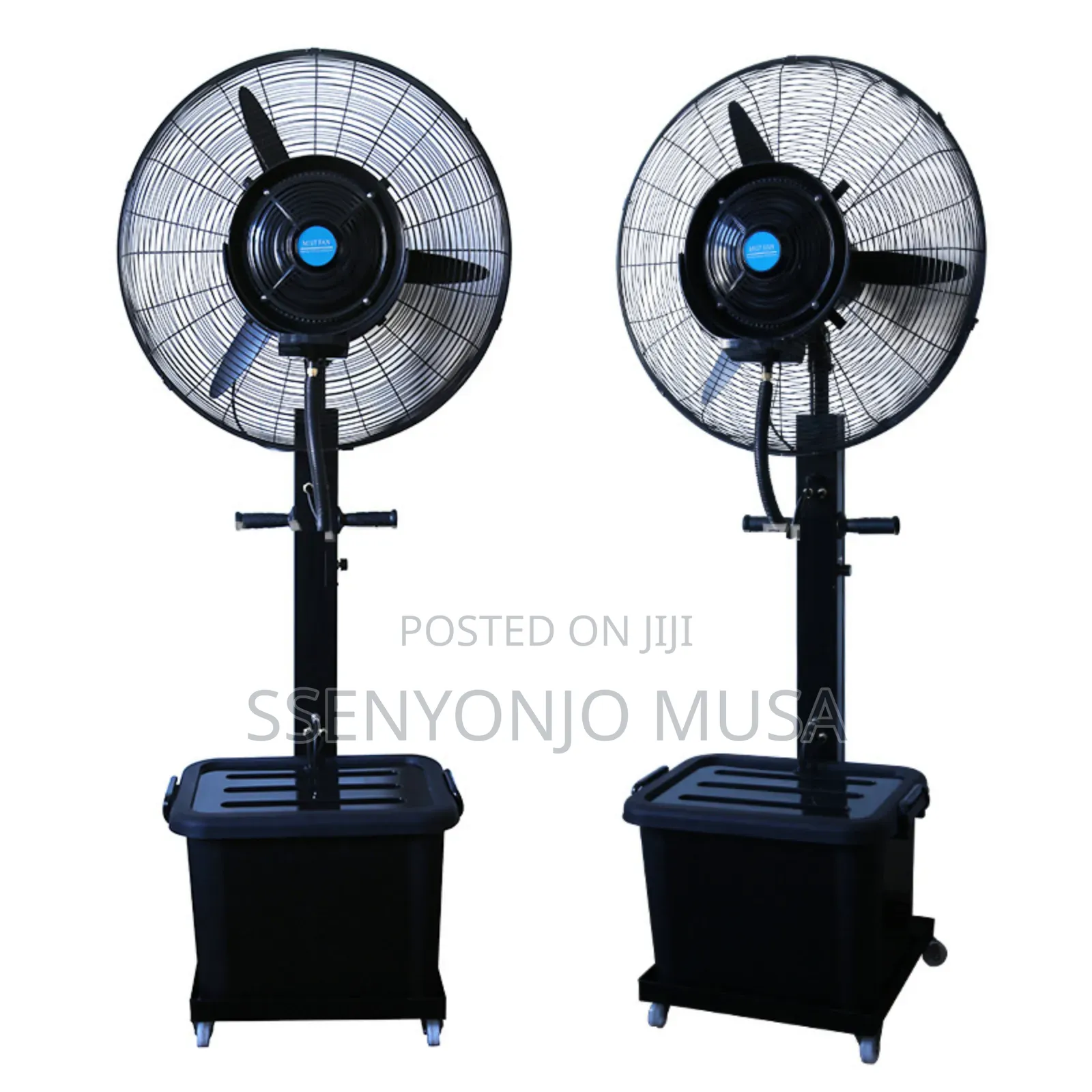 Industrial Standing Fan With Spray Mist Anti-Mosquito Func