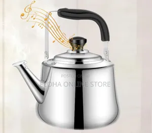 Durable 5 Litres Whistling Stainless Steel Kettle