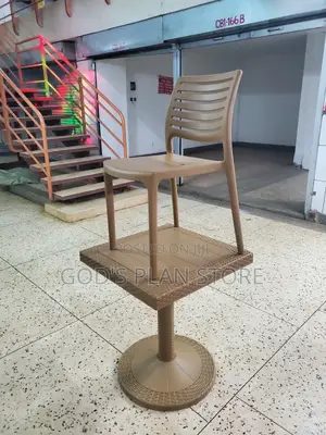 Single Seater Plastic Chair and Table