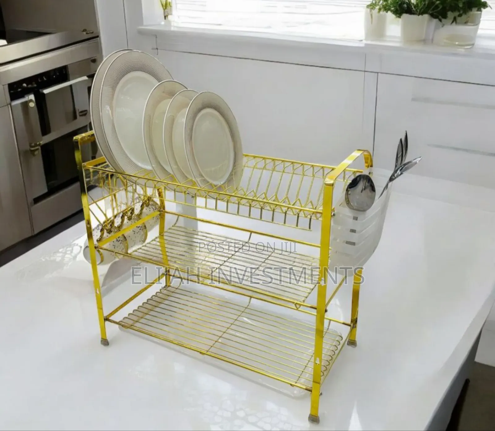 3layers Gold Disk Rack