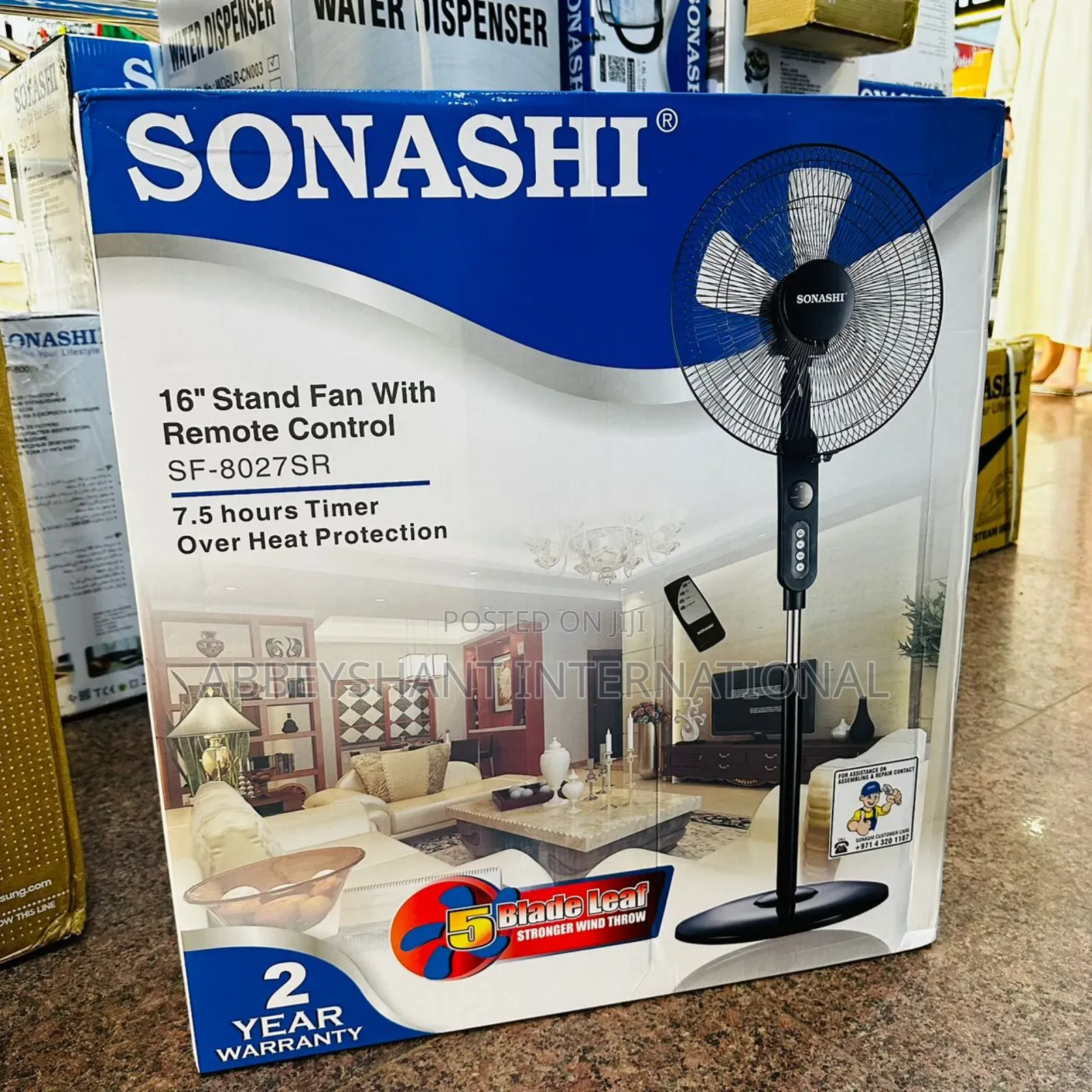 Stand Fan With Remote Control 16-Inch Stand Fan