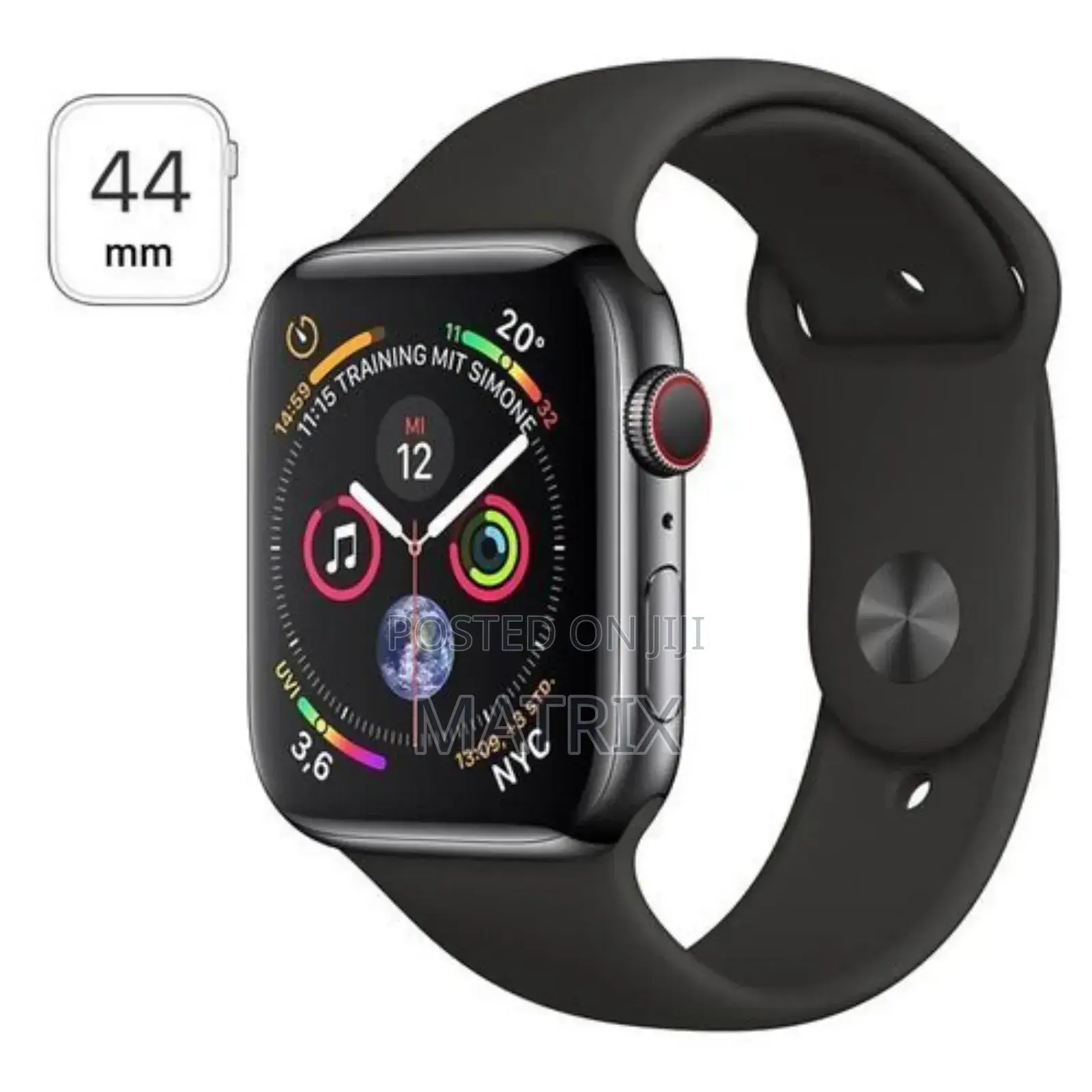 Smart Watch Bluetooth Sleepheart Rate Monitor Sports-Black