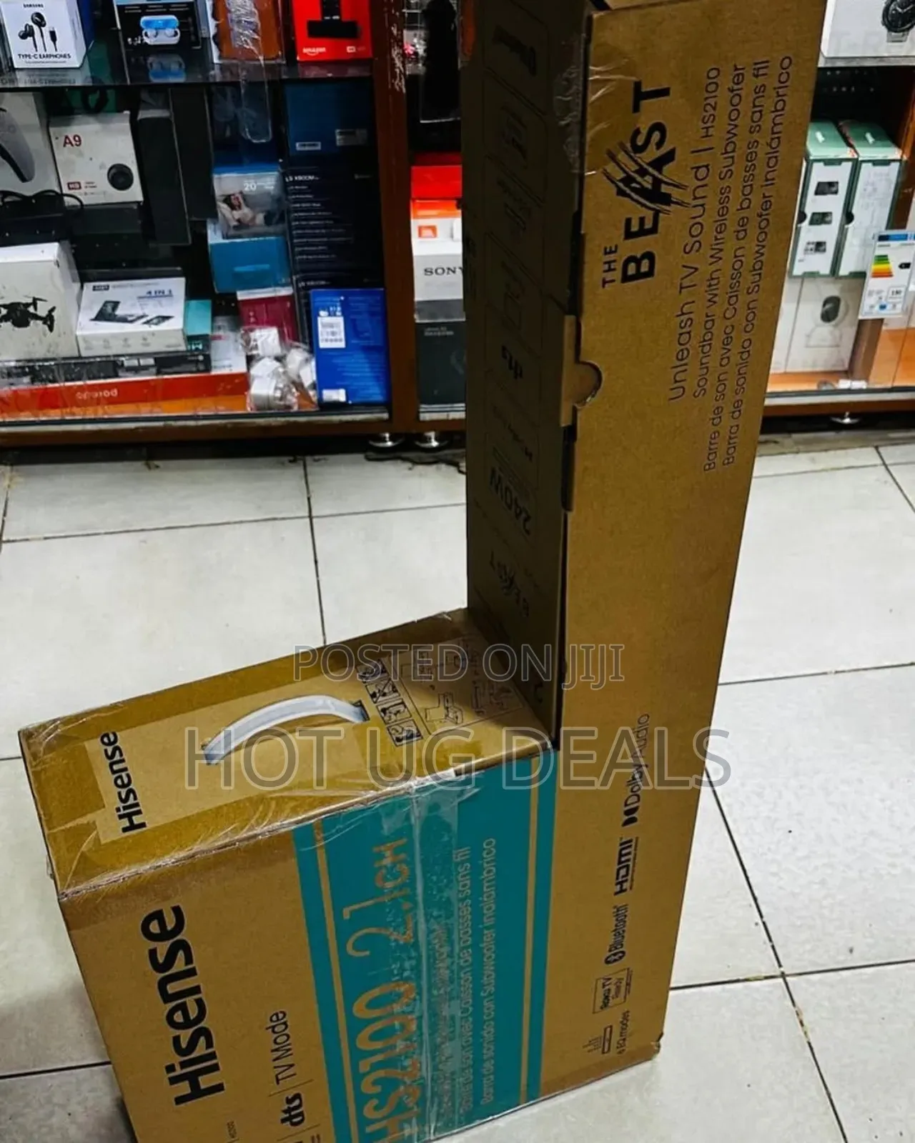 Hisense Soundbar With Mega Bass, Wireless Subwoofer Hs-2100