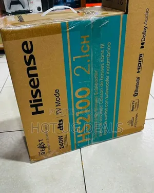 Hisense Soundbar With Mega Bass, Wireless Subwoofer Hs-2100
