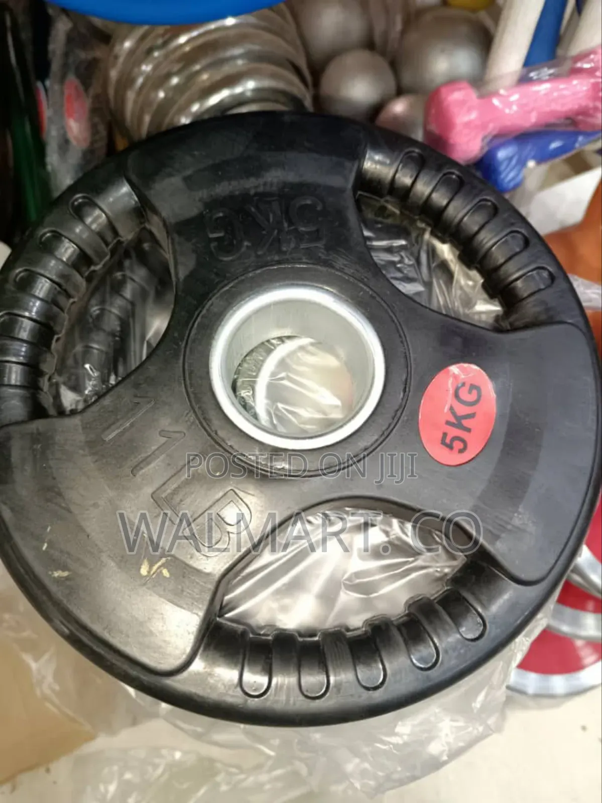 5kg Rubber Coated Olympic Weight Plate