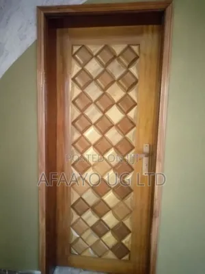 Designed Wooden Mahogany Door