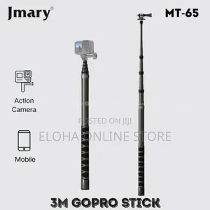 Jmary Mt-65 3meter Carbon Fiber Stick for Action Camera