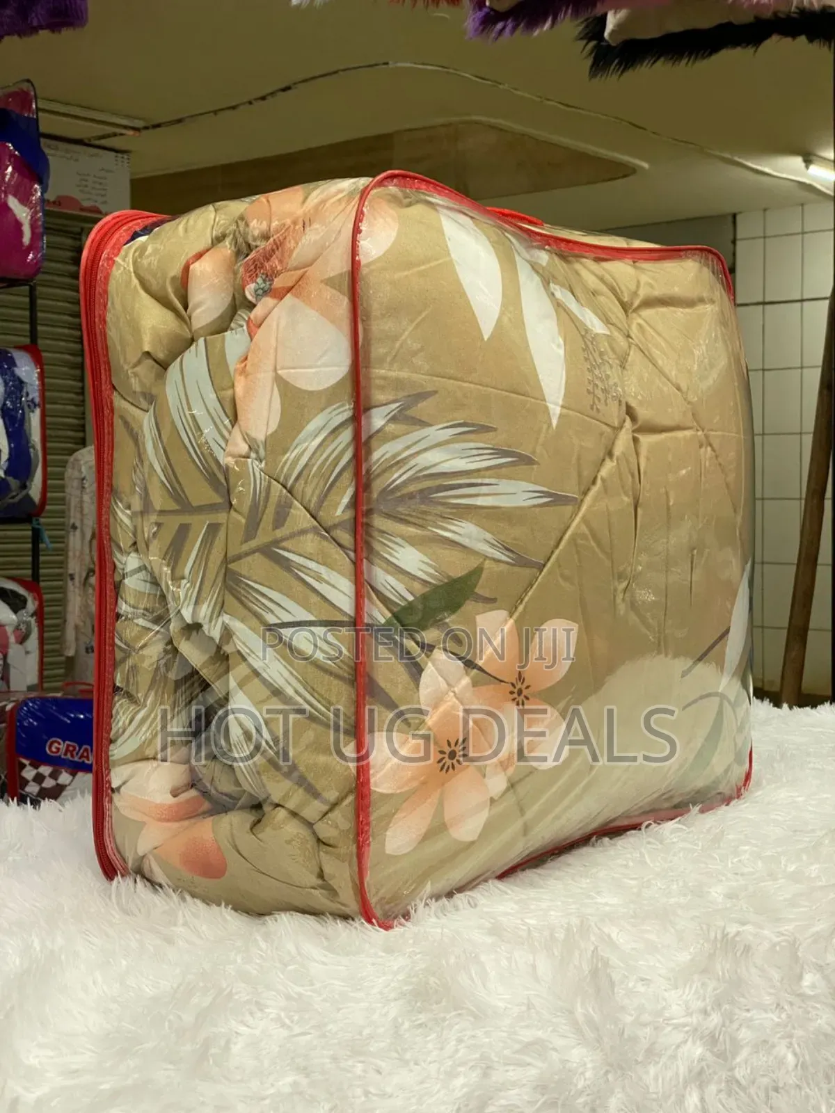 4x6 4pcs Duvet Set With Bedsheet  2 Pillowcases - Multicolor