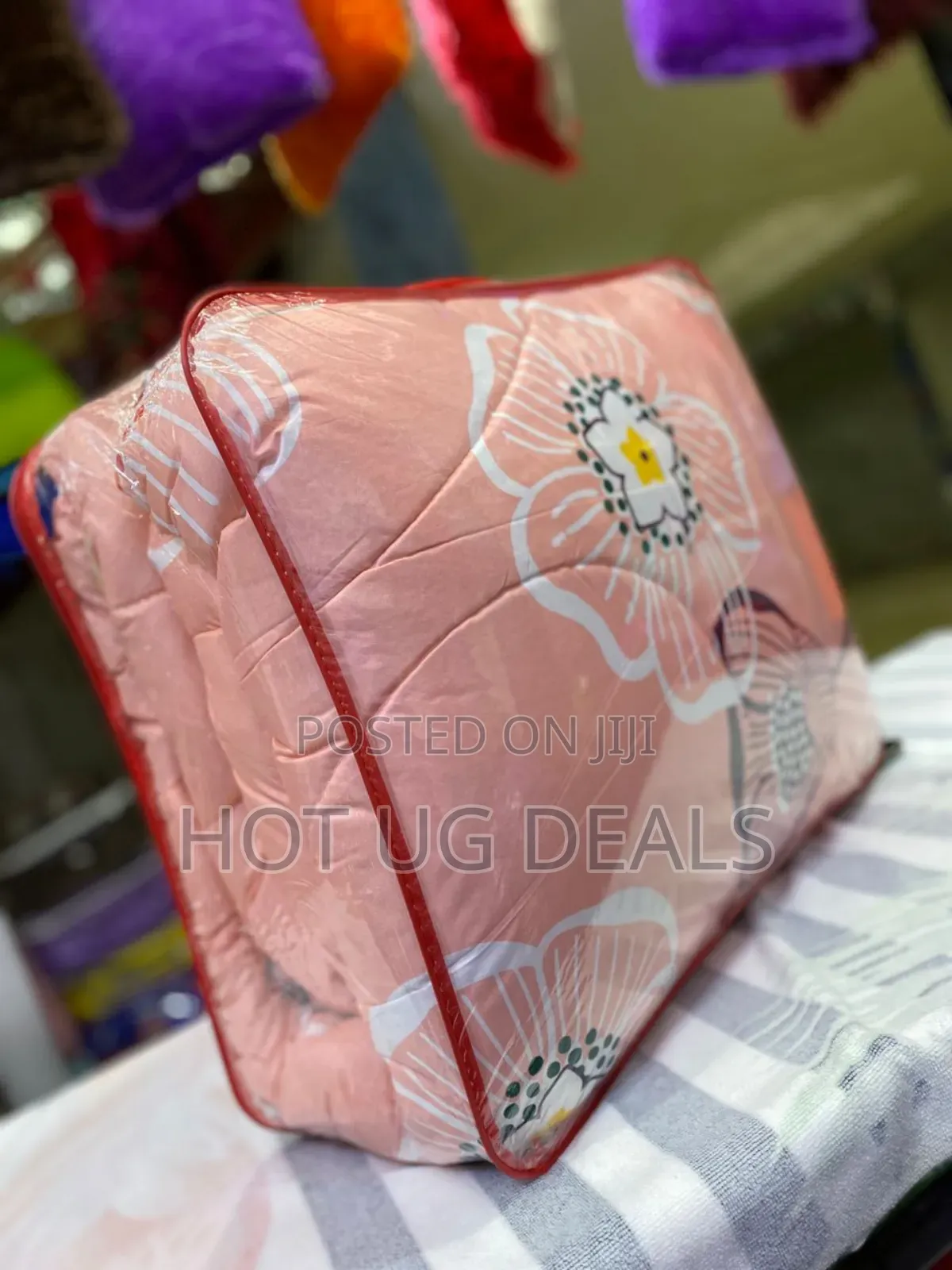 4x6 4pcs Duvet Set With Bedsheet  2 Pillowcases - Multicolor