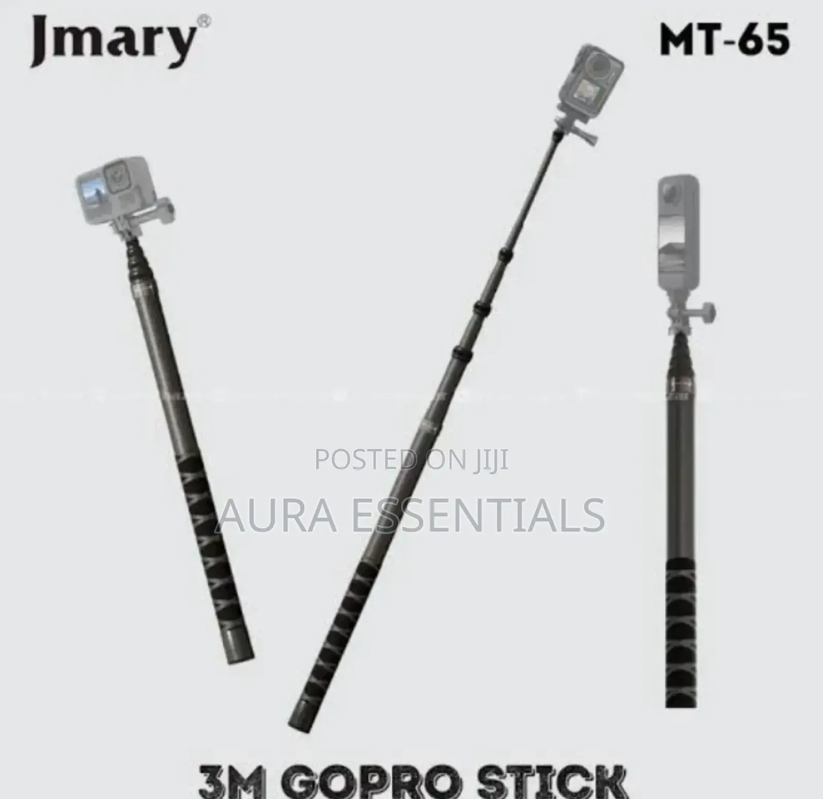Jmary Mt-65 3meter Carbon Fiber Stick for Action Camera