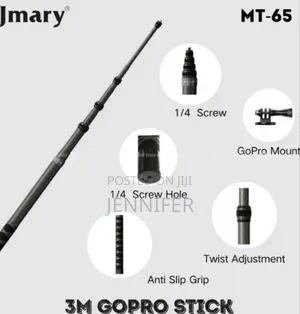 Jmary Mt-65 3meter Carbon Fiber Stick for Action Camera