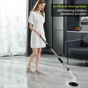 360 Rotating Cordless and Handheld Bathroom Scrubber