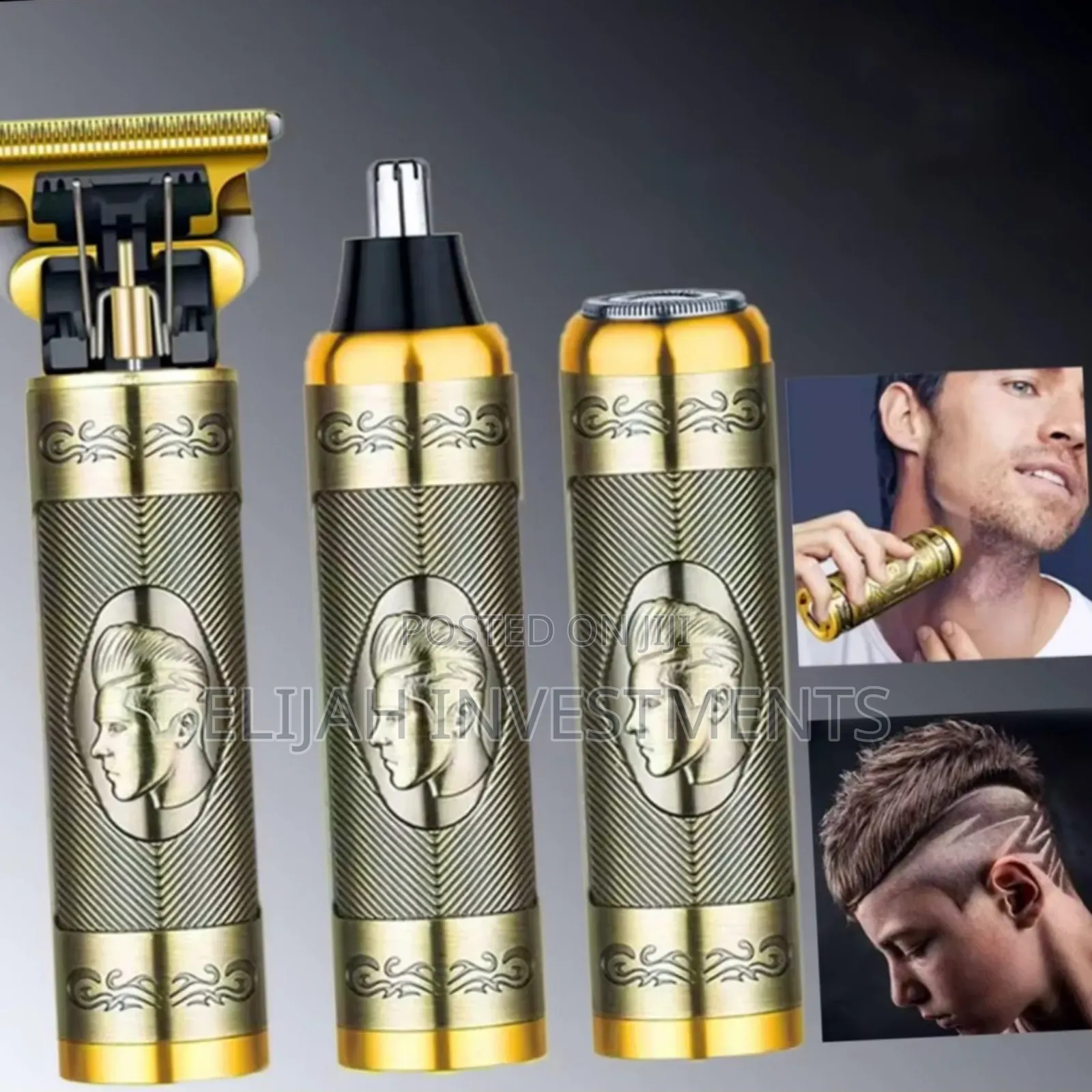 3in1 Men's Hair Clipper Shaver Grooming Set