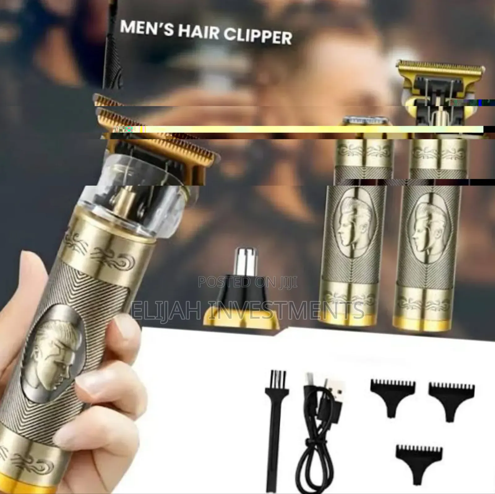3in1 Men's Hair Clipper Shaver Grooming Set
