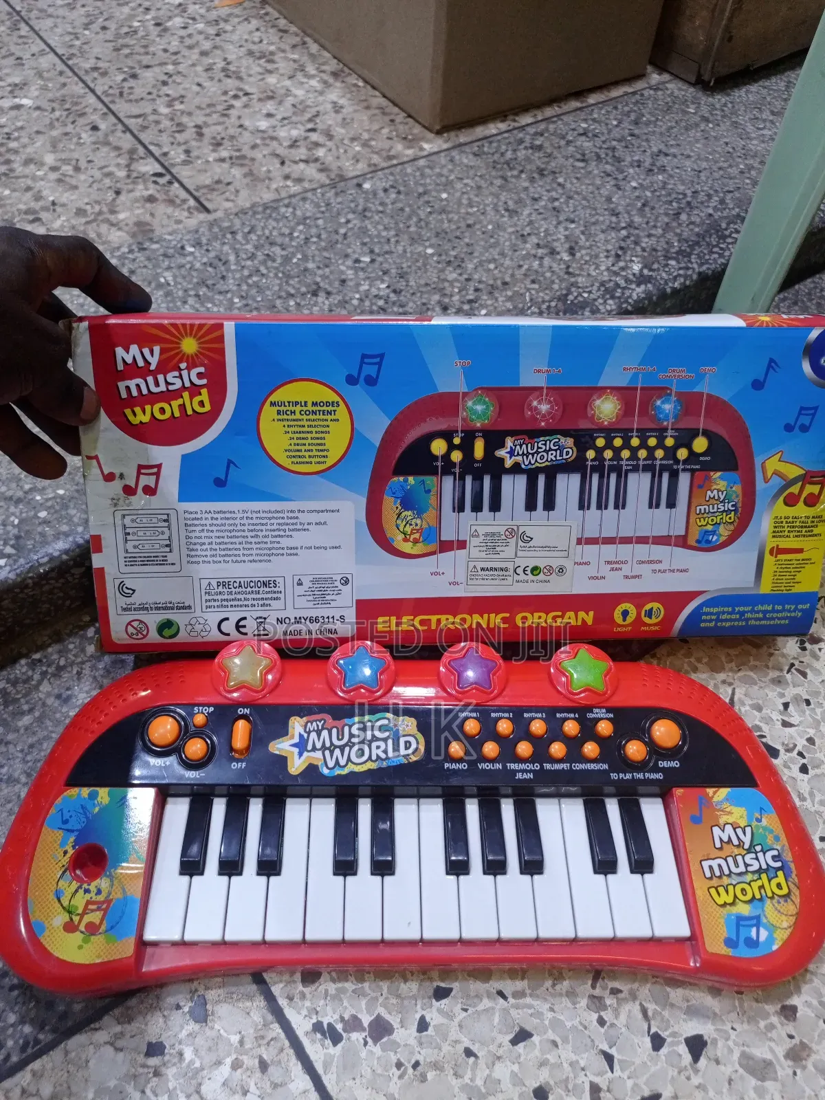 My Music World" Electronic Keyboard for Kids