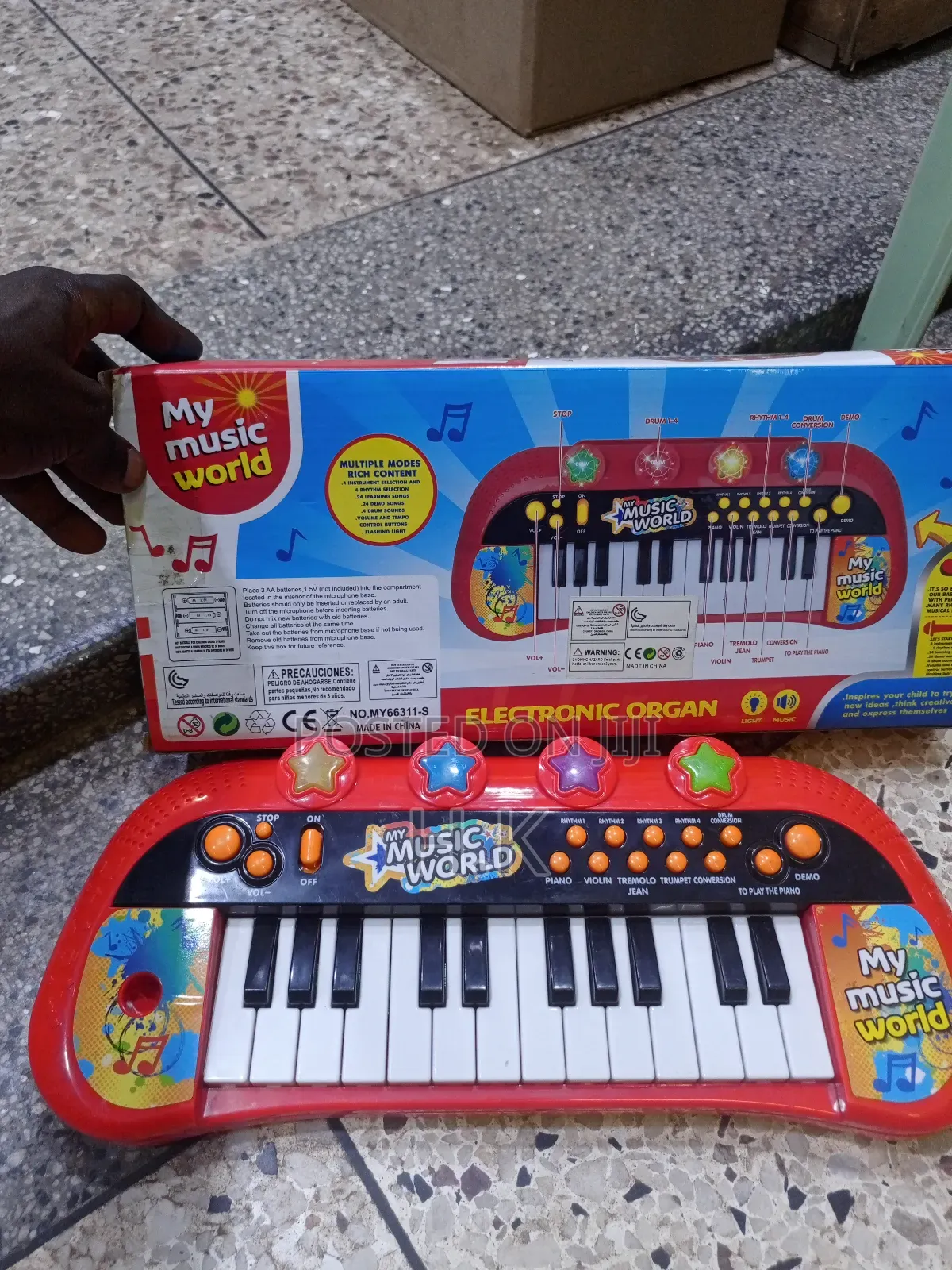 My Music World" Electronic Keyboard for Kids