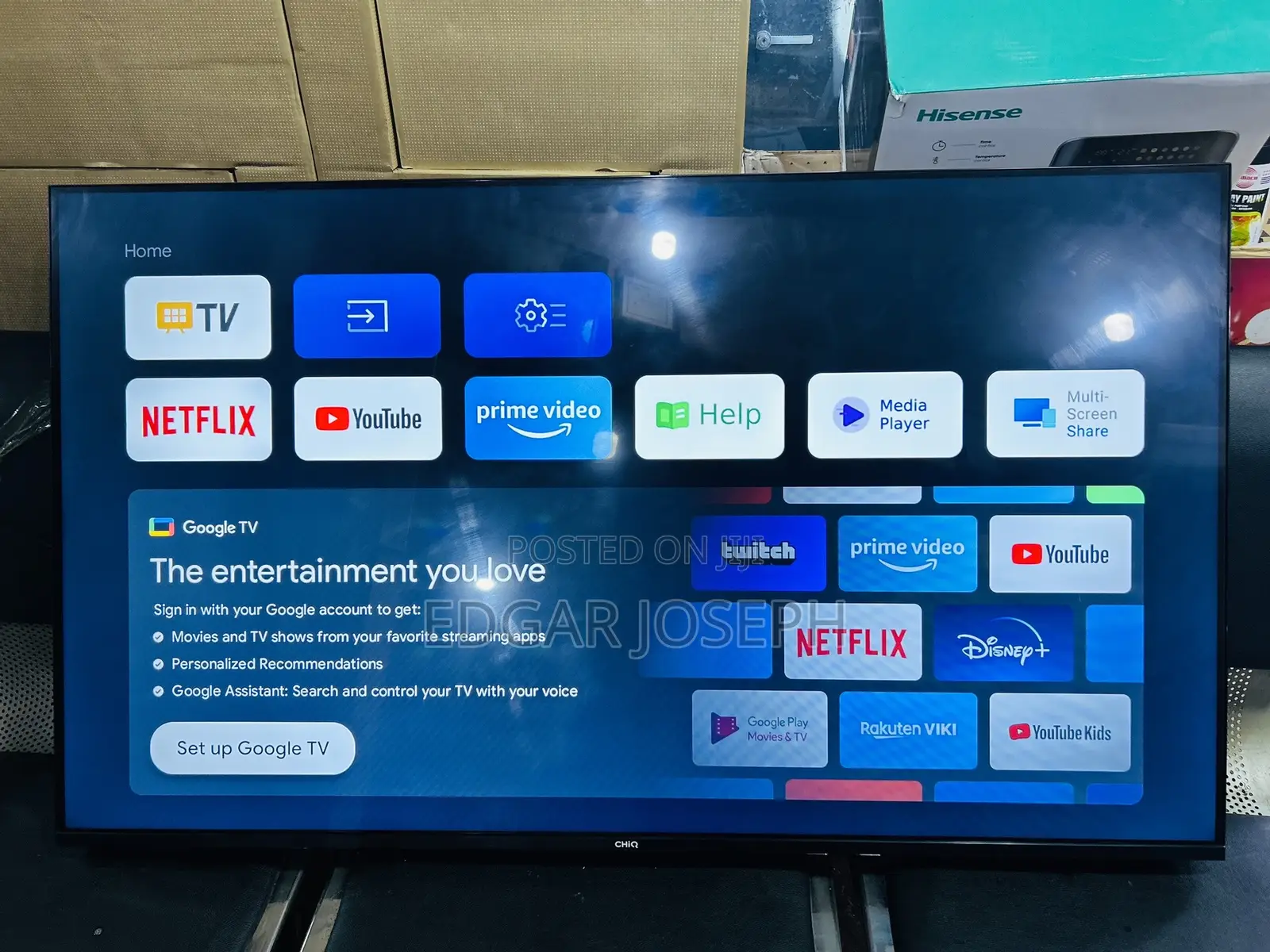 Chiq 55 Smart Tv Uhd