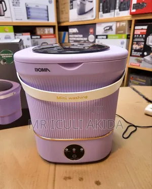 Bomas Fashion Single Tub Foldable Mini Washing Machine