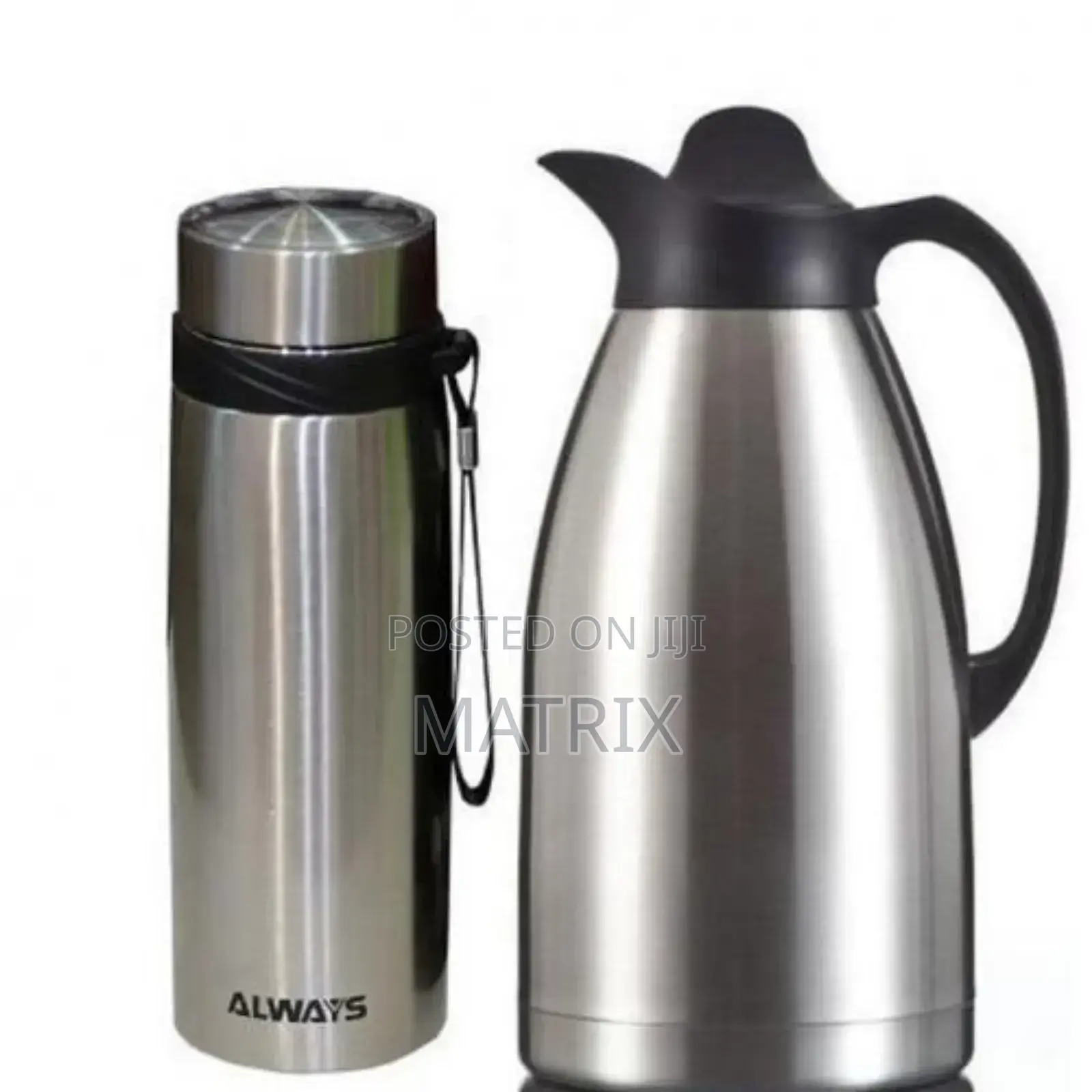 Always 700ml and 2 Liters Stainless Steel Thermos Flask Jug