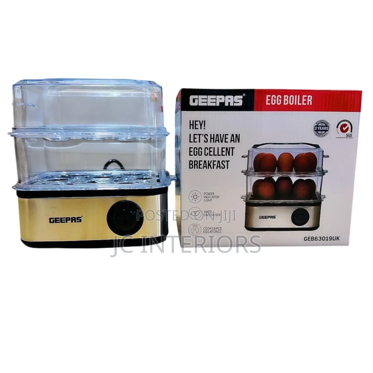 Geepas Egg Boiler - 150,000/=