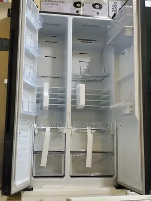 750l Side by Side Silver Refrigerator