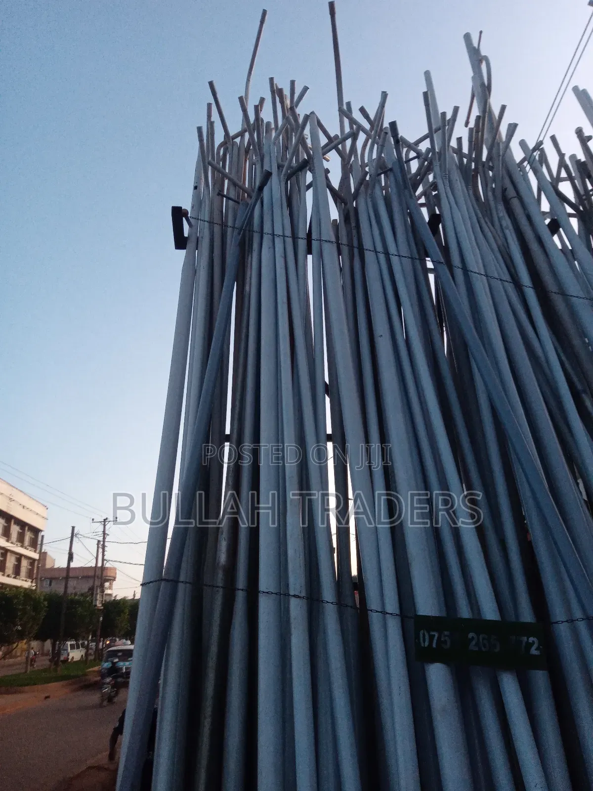 Lighting Poles for Solar Pannels and Cameras