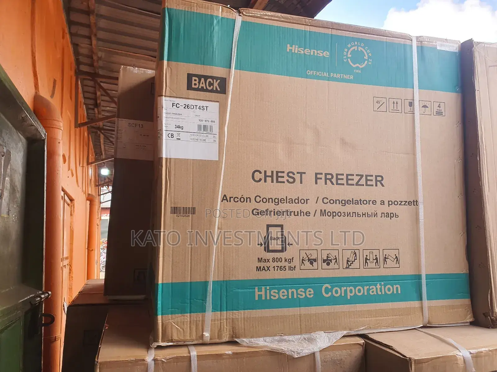 Hisense 260litrs Chest Freezer/Fridge