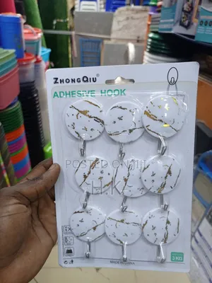 Adhesive Hooks 9pcs