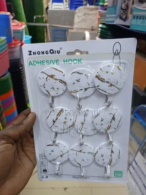 Adhesive Hooks 9pcs